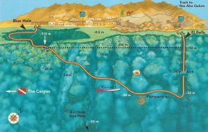 El Bells and The Blue Hole map