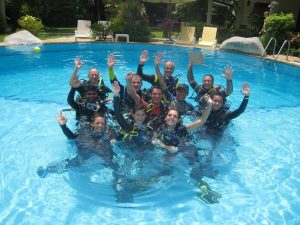 Key visual Scuba Diver