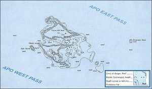 Map of Apo Reef