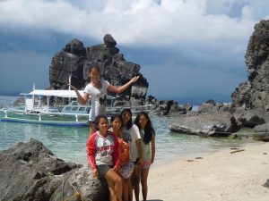 The Wellbeach Girls at Apo Island