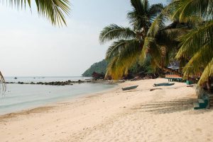 beach at tioman dive resort 2