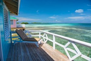 beach cabin porch