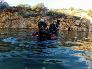 cave dive greece