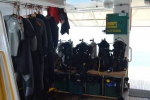 dive deck liveaboard boat