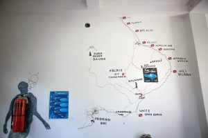 dive site map bali