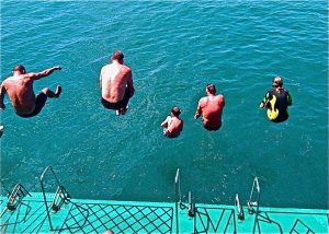 jump from boat