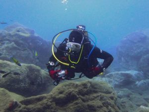 madeira scuba diver