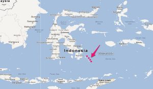 map of wakatobi