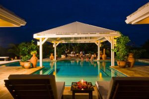 pool at barefoot Caye