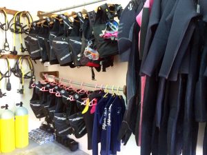 rental dive gear Alfons Island