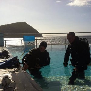 scuba lesson azores 2