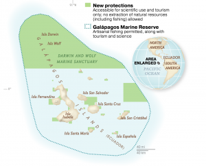 galapagos marine sanctuary map